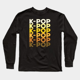 K-POP gold repetition from WhatTheKpop Long Sleeve T-Shirt